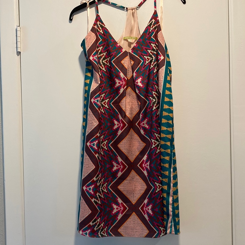 Gianni Bini jewel tone racerback dress